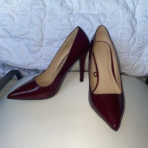 ZARA red wine high heels